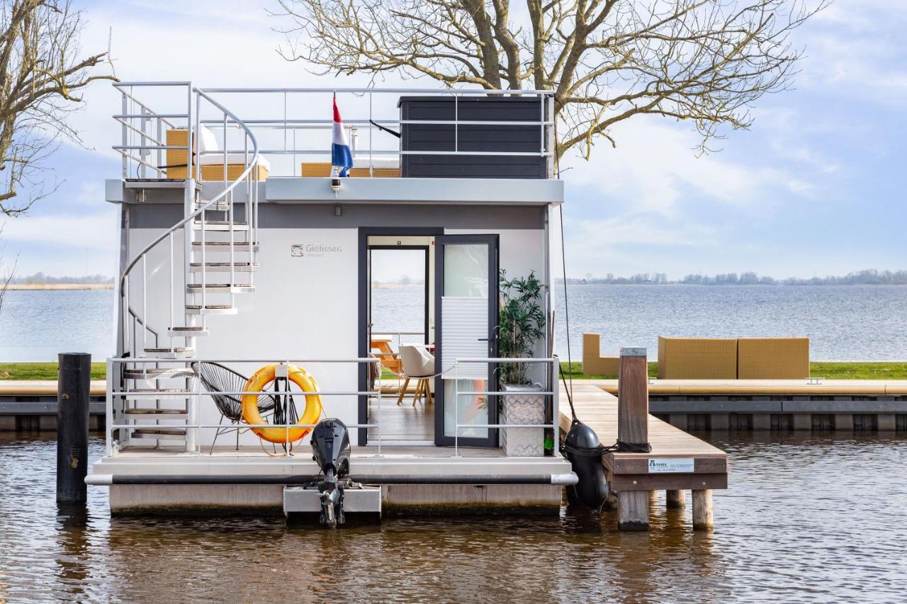 Welcome In - Houseboat Agua Dolce Met Tuin, Paviljoenwei 4, Sneek - Offingawier Villa Eksteriør bilde