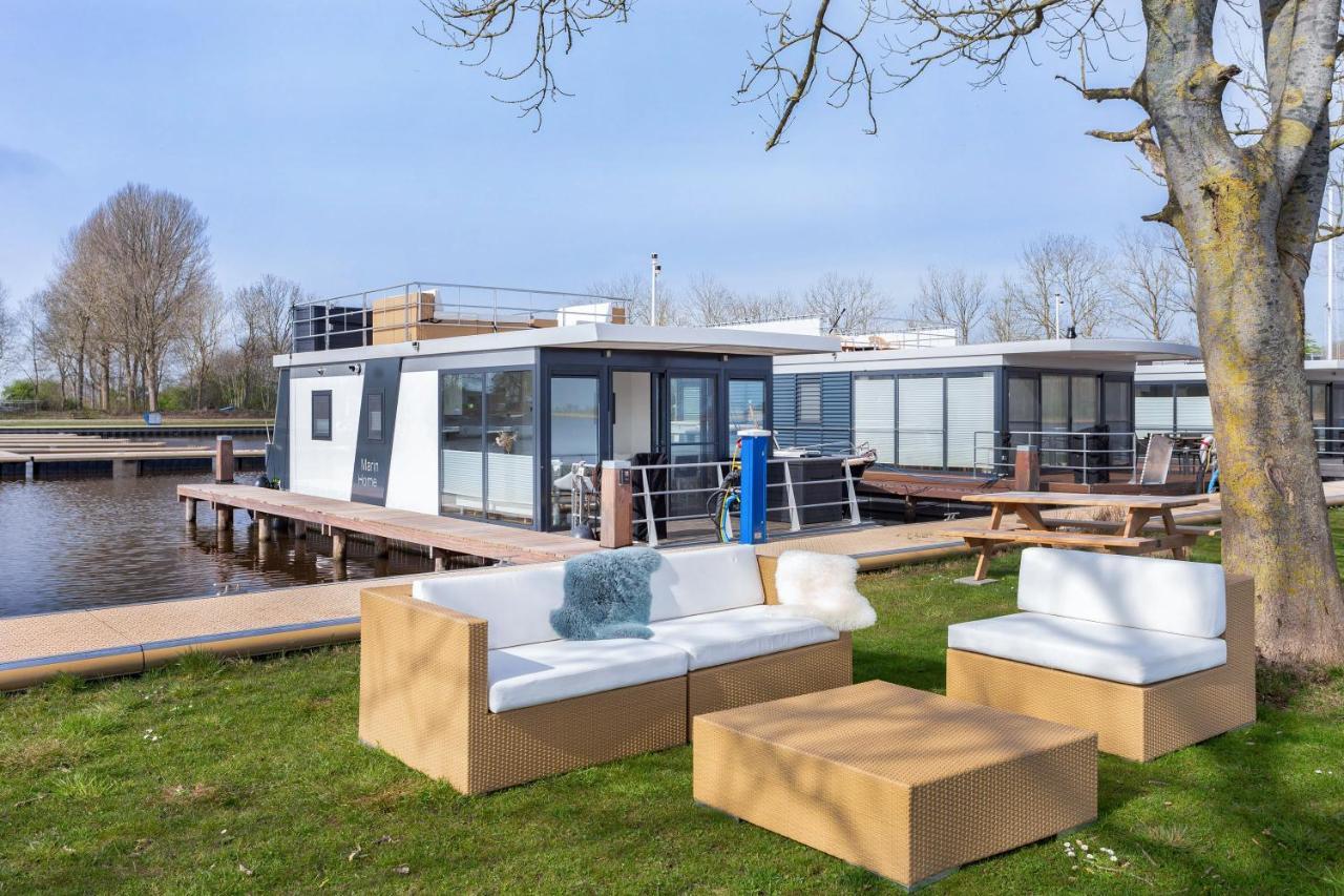 Welcome In - Houseboat Agua Dolce Met Tuin, Paviljoenwei 4, Sneek - Offingawier Eksteriør bilde